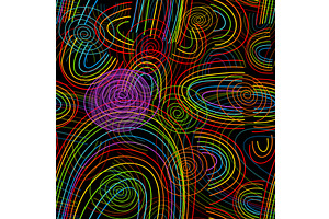 Seamless pattern simple rainbow, a Texture Illustration by Nenahliadava Design