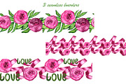 Hand Drawn Love Heart Bow Bundle, a Decorative Illustration by Fresh art by Larysa (Thumbnail 7 of 13)