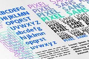 Pixel Sans Bold, a Slab Serif Font by cromatixclassroom (Thumbnail 2 of 4)