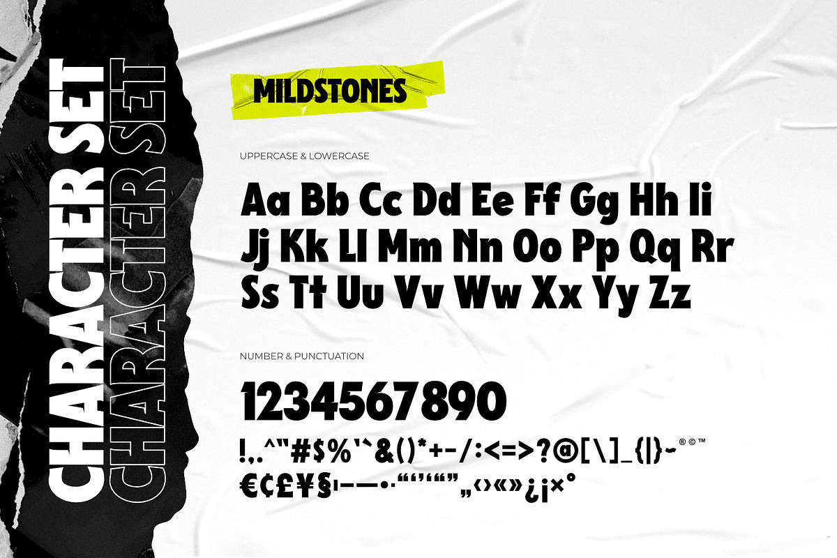 Mildstones - Modern Bold Sans, a Sans Serif Font by ikiiko (Photo 6 of 7)