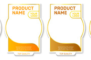Realistic label or packaging, an Object Illustration by Vectorbuum (Thumbnail 2 of 3)
