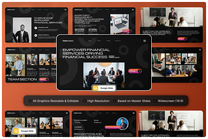 Perkada Finance Company Google Slide, a Presentation Template by Annora Studio