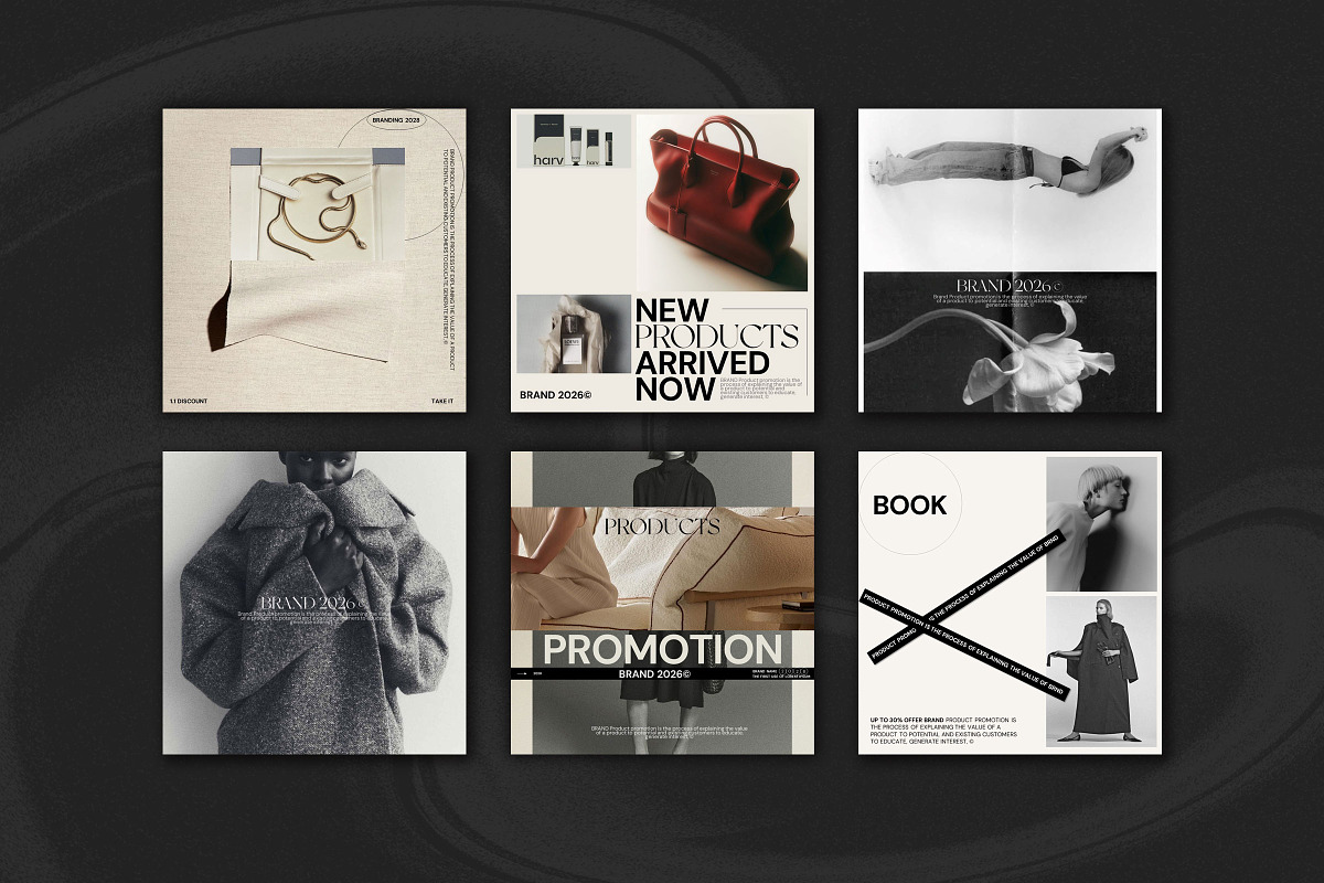 Lurex | Instagram Posts & Stories, a Social Media Template by Studio Industry (Photo 5 of 13)