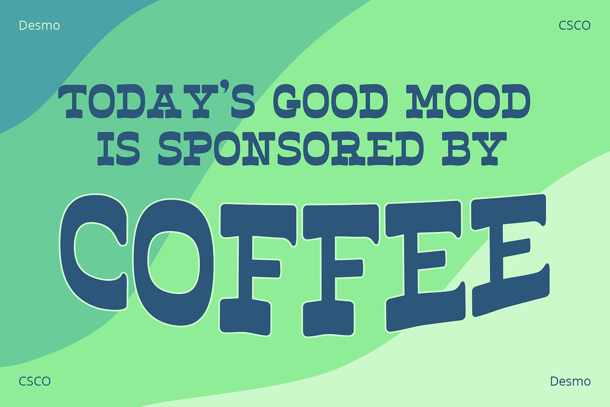 Desmo – Reversed Contrast Font, a Serif Font by Craft Supply Co. (Photo 2 of 8)