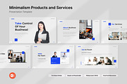 Minimalism Products and Services PPT, a Presentation Template by Antstheme (Thumbnail 1 of 2)