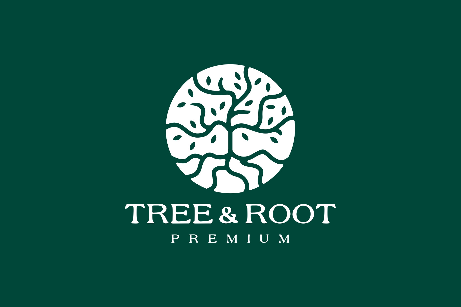 tree roof leaf round circle logo, a Branding & Logo Template by VSTRD ...