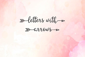 Arrow font