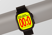 Apple Watch Ultra 2 Mockup, a Device Mockup by Arpit Brandings (Thumbnail 5 of 6)