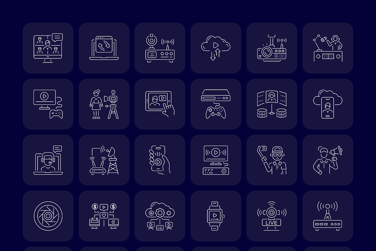 1700 Technology and Futuristic Icon, an Outline Icon by Prosymbols (Photo 16 of 30)