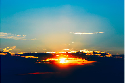Bright Sun Shining Through Dark, a Nature Photo by Our Amazing World