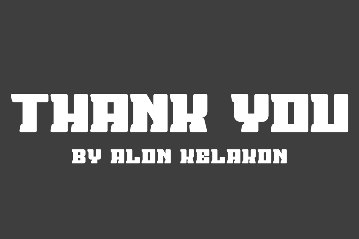 Bold Speedy, a Serif Font by alon kelakon (Photo 5 of 5)
