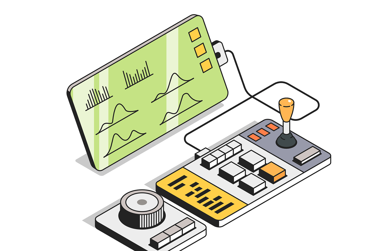 Computer Control Illustrations, a Technology Illustration by Selektor (Photo 3 of 4)