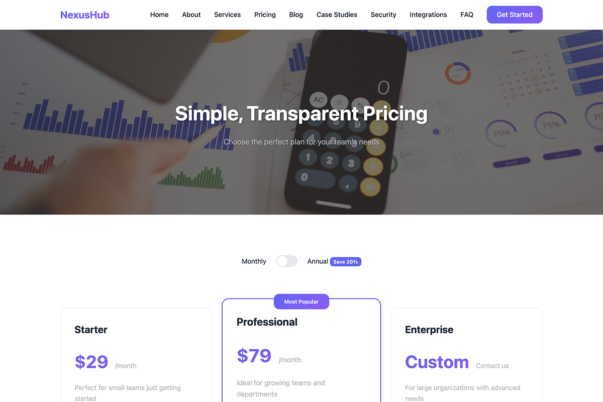 NexusHub - Business HTML Template, a HTML Template by FlyTemplates.com (Photo 4 of 9)