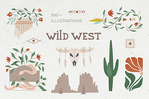 Wild West Illustrations