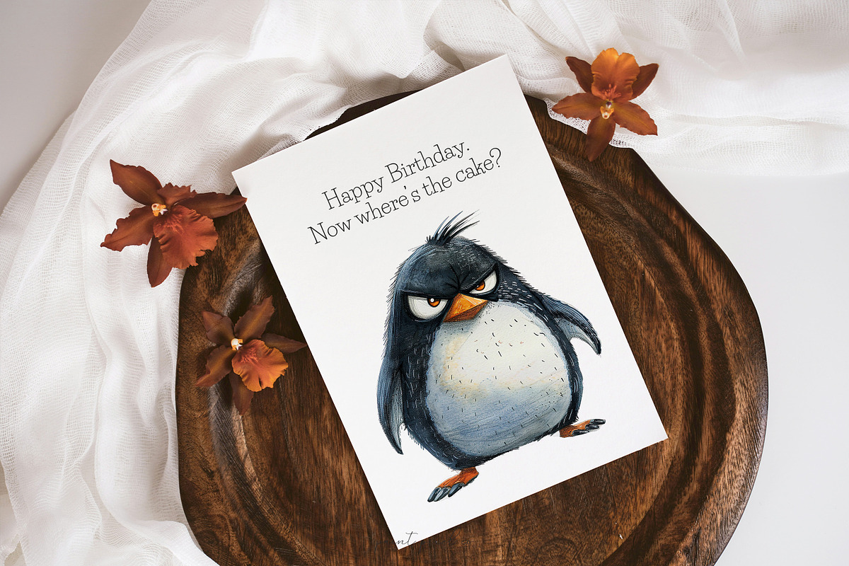 Penguin Clipart Graphics, an Animal Illustration by PaintPixelCo (Photo 4 of 10)