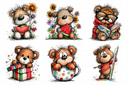 Whimsical Winter Clipart, an Illustration by Daily.Designs (Thumbnail 5 of 5)