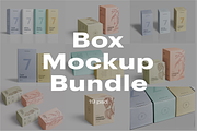 Box Mockup Bundle, a Packaging Mockup by GraphicWave (Thumbnail 1 of 22)