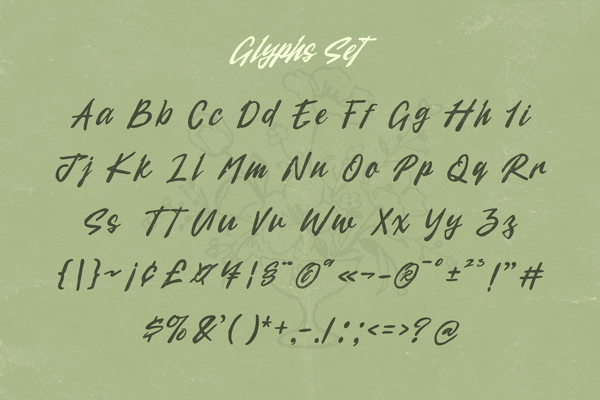 Handbrush Awesome Brush Script, a Handwritten Font by Haps Space (Photo 8 of 13)