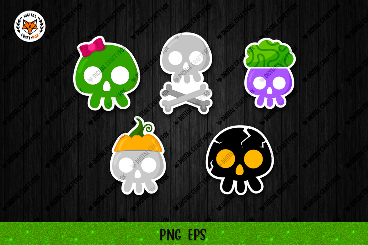 Halloween Stickers Bundle, an Illustration by Digital_Craftyfox (Photo 7 of 13)