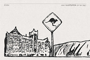 Australia Skylines, a Work Illustration by TheMountBirdStudio (Thumbnail 3 of 8)