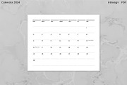 Minimalist Calendar 2024 (InDesign), an Object Graphic by Kessens (Thumbnail 15 of 28)