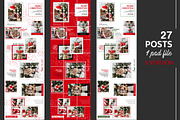 Christmas Instagram Puzzle SALE!, a Social Media Template by illycreative (Thumbnail 2 of 11)