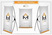 Mini X Banner Mockup, an Advertising Mockup by Plus Media (Thumbnail 1 of 5)