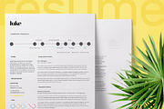 Single Page Resume/CV, a Resume Template by Milktoast (Thumbnail 3 of 4)