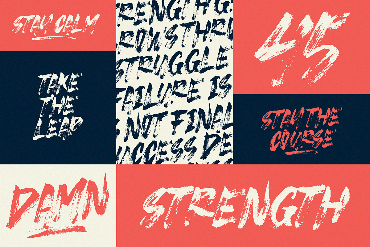 Strike Brush | Authentic Dry Brush, a Handwritten Font by Ardana Creative (Photo 4 of 11)
