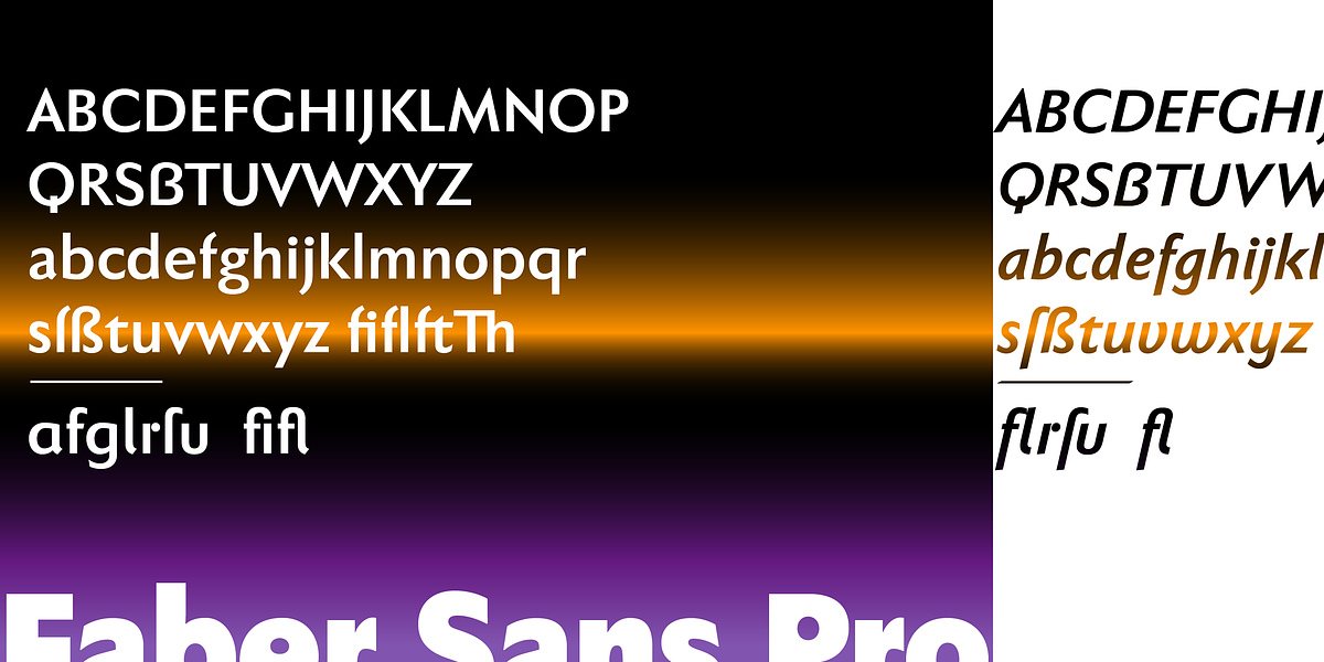 Faber Sans Pro, a Sans Serif Font by ingoFonts (Photo 2 of 9)
