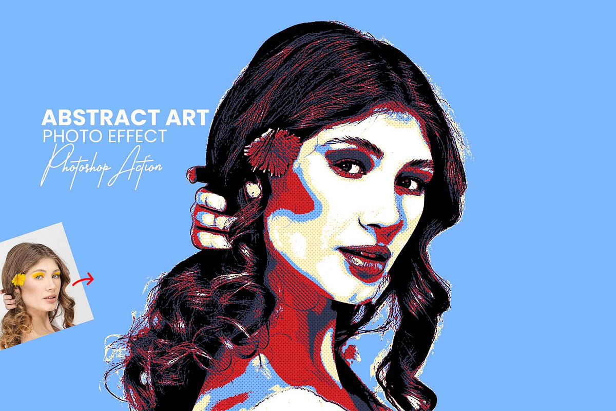 Abstract Art Photoshop Action, an Action Add-On by Photoshop Action (Photo 1 of 10)