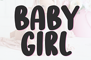 Baby Girl | Script Font, a Handwritten Font by Scratchones (Thumbnail 1 of 8)