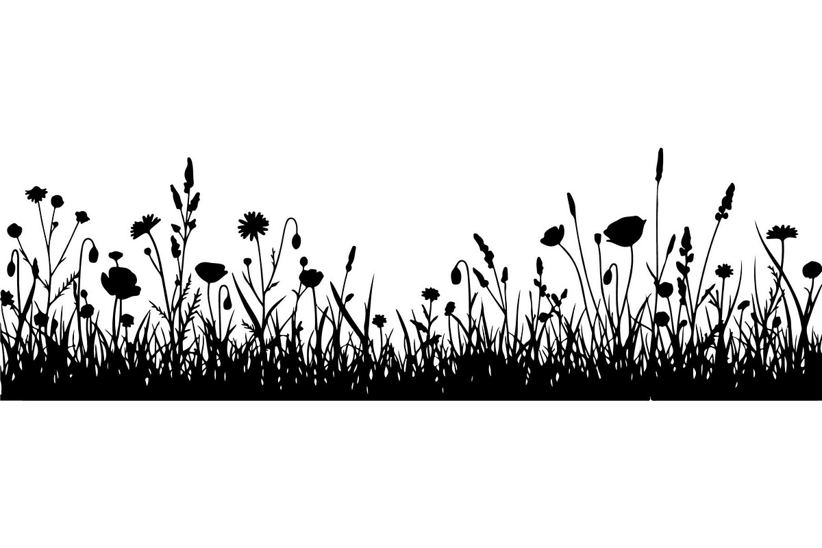 Wildflower Meadow Silhouette, an Object Graphic by Creativeshirt (Photo 10 of 20)