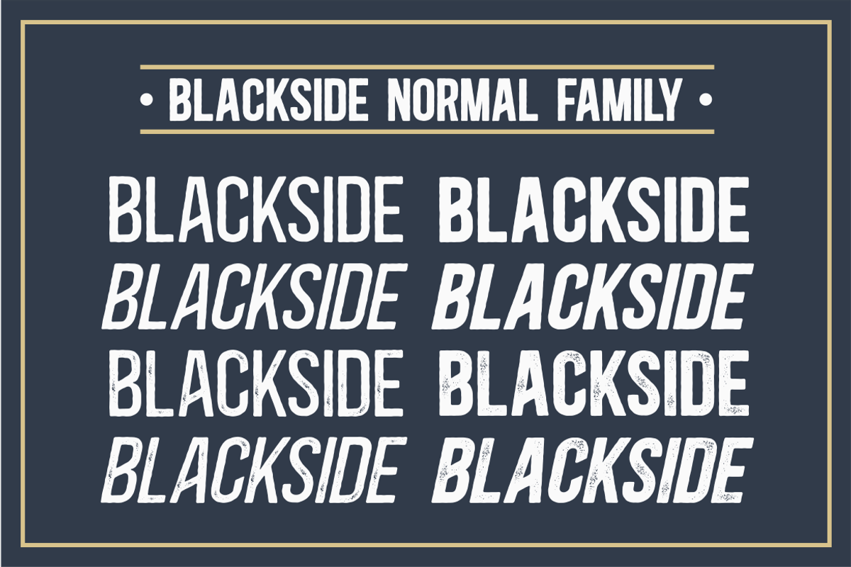 Blackside a vintage Font, a Font by Vilogsign (Photo 2 of 9)