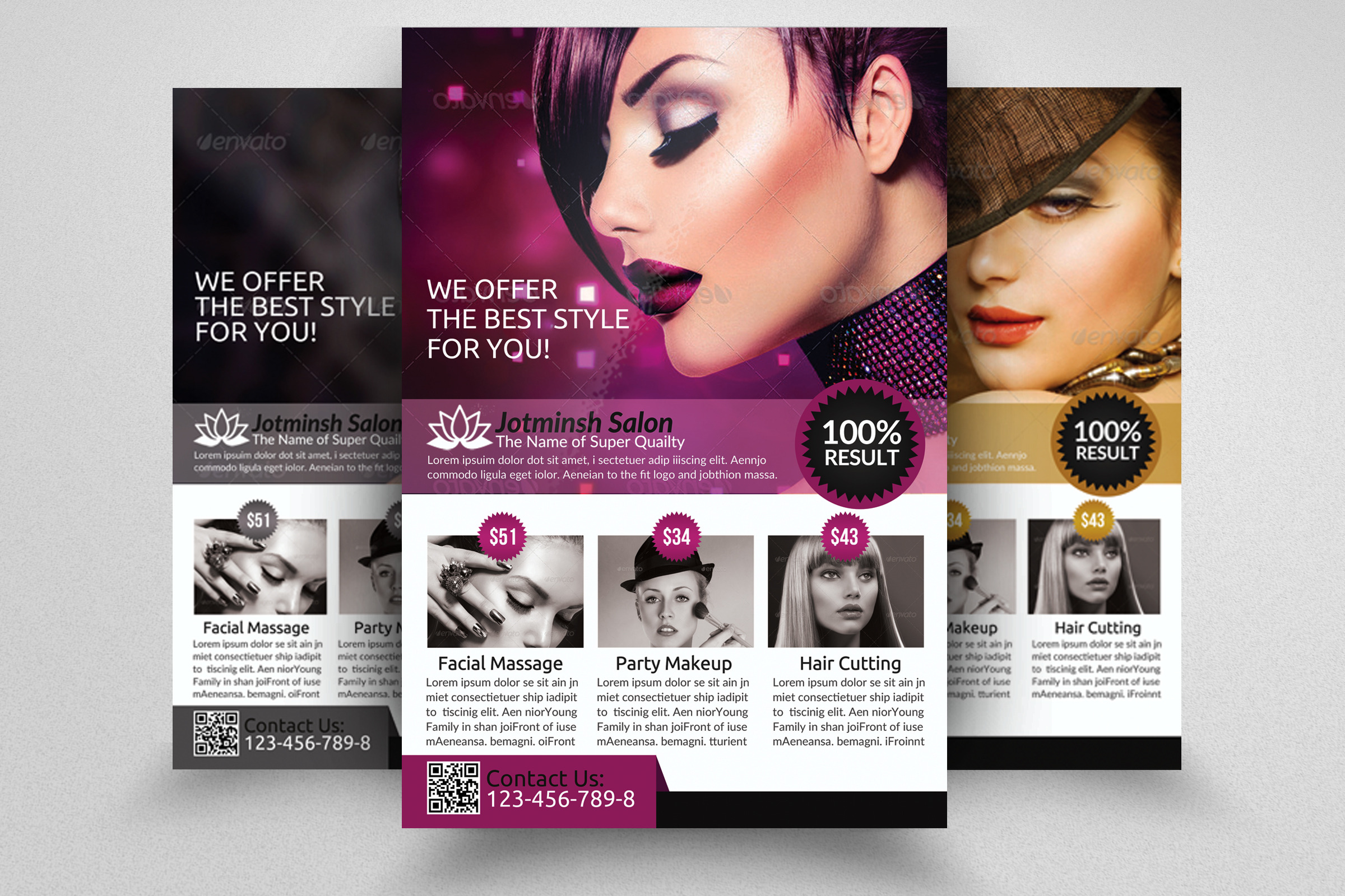 Beauty Salon Flyer Template, a Flyer Template by Business Flyers