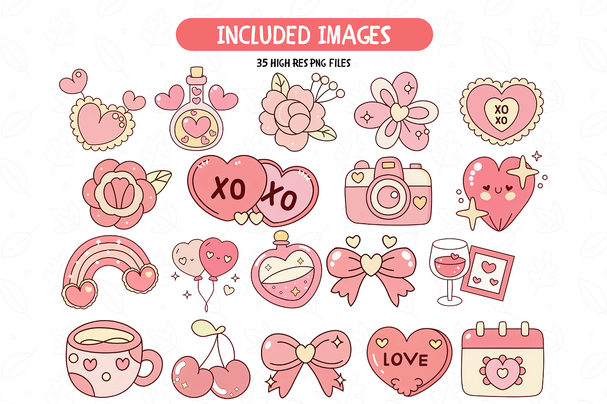 Cute Valentines Capybara Clipart Set, an Illustration by TatiMockup (Photo 3 of 4)