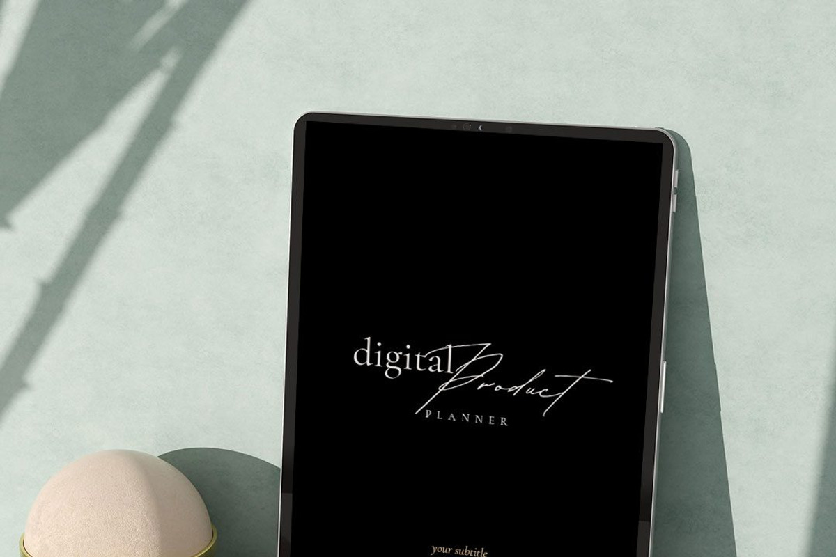 Digital Product Planner, a Print Template by Brand Your Biz Co. (Photo 1 of 7)