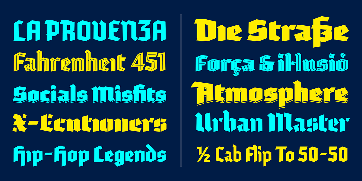 Tannen, a Blackletter Font by Rafael Jordan (Photo 4 of 8)