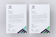 Letterhead Ms Word Google Docs Pages, a Stationery Template by Tbunny (Thumbnail 2 of 5)