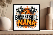 Basketball Png Basketball Mama Png, an Illustration by DreamCafeArt (Thumbnail 6 of 6)