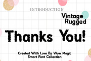 Vintage Rugged, a Slab Serif Font by Wow Magic (Thumbnail 3 of 3)
