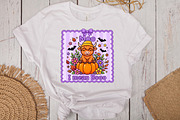 Cute Highland Cow Halloween PNG, a Seasonal Illustration by CraftArtStudio (Thumbnail 2 of 4)