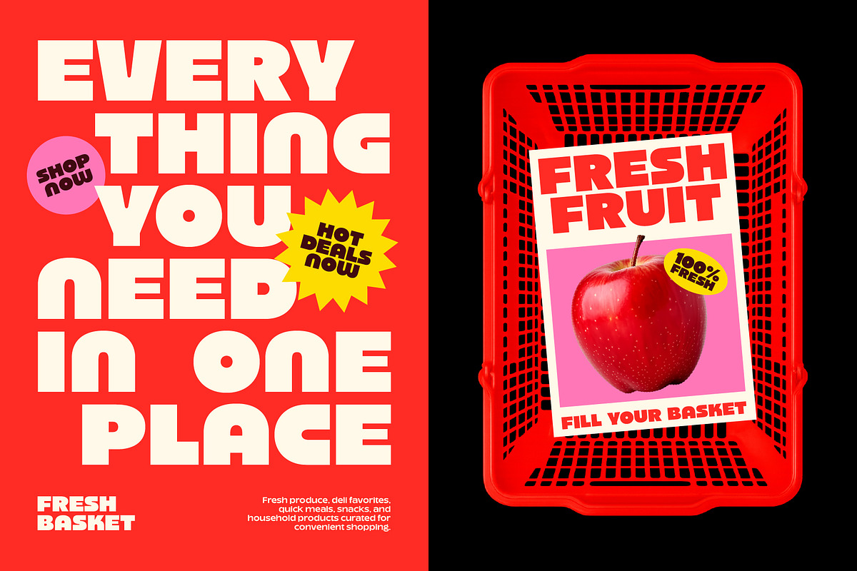 Bhisk - Chunky Sans Serif, a Sans Serif Font by The Native Saint Club (Photo 6 of 12)