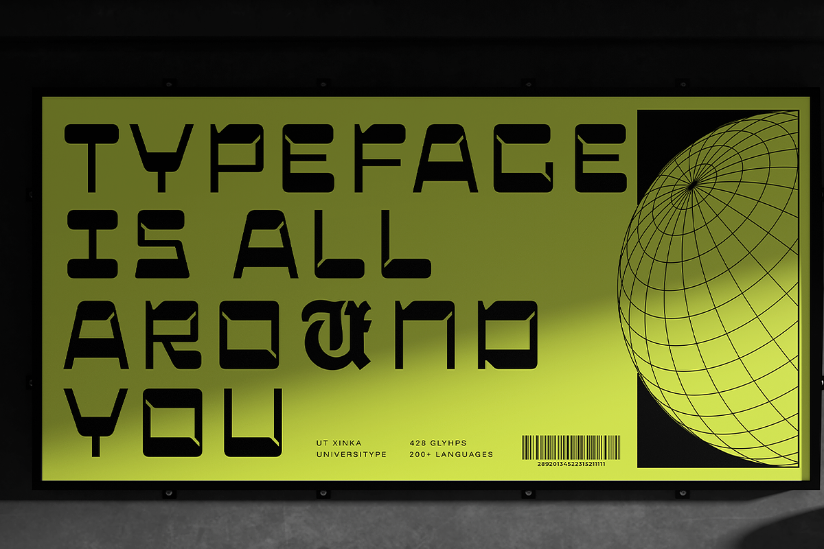 UT Xinka - A Reverse Display Font, a Sans Serif Font by Universitype (Photo 9 of 12)