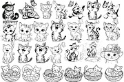 Cat Silhouette | Cat Head & Face SVG, an Animal Illustration by Chipshpow Graphics (Thumbnail 6 of 10)
