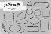 Silhouette Branch Vectors, a Decorative Illustration by aniunova (Thumbnail 3 of 4)