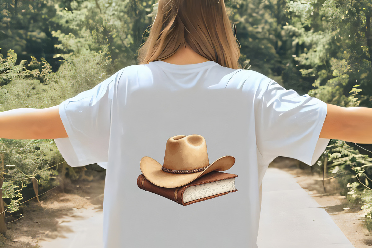 Western Cowgirl Book Clipart, an Illustration by CrexoraLab (Photo 5 of 5)