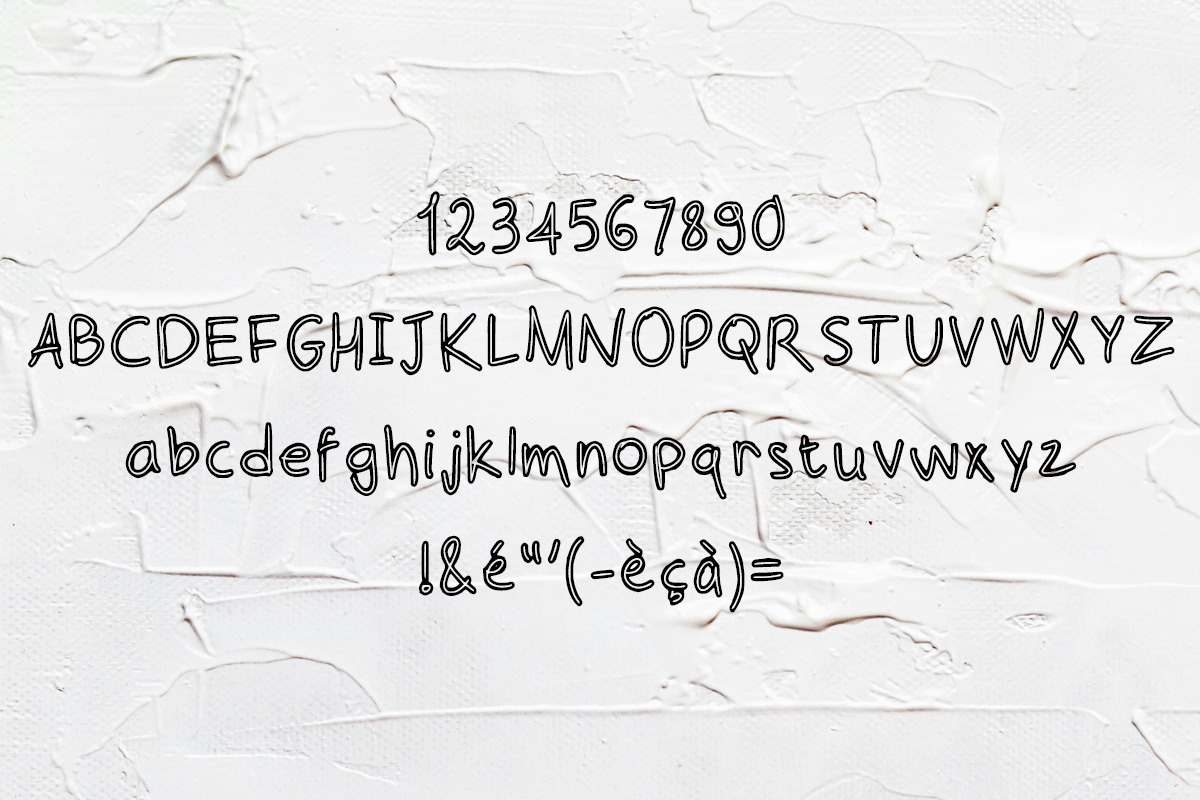 Blodie Font, a Handwritten Font by Kaleidokika (Photo 2 of 4)