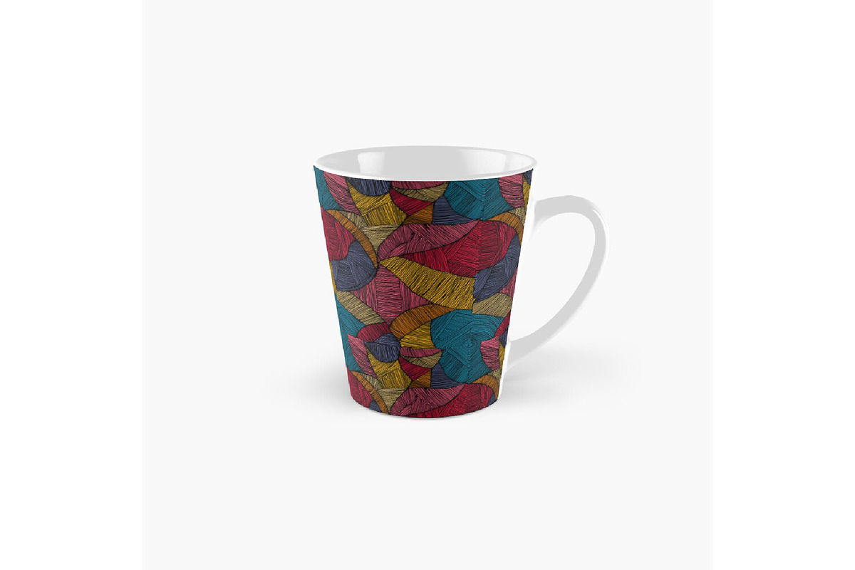 Echo Threads – Abstract Geometric, a Texture Illustration by kraalikaacreations (Photo 4 of 8)