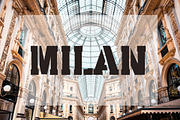 Milan Stencil - Urban City Font, a Slab Serif Font by vladocar (Thumbnail 1 of 7)